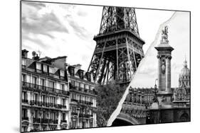 Dual Torn Posters Series - Paris - France-Philippe Hugonnard-Mounted Photographic Print