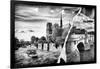 Dual Torn Posters Series - Paris - France-Philippe Hugonnard-Framed Photographic Print