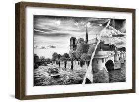 Dual Torn Posters Series - Paris - France-Philippe Hugonnard-Framed Photographic Print