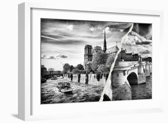 Dual Torn Posters Series - Paris - France-Philippe Hugonnard-Framed Photographic Print