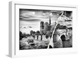 Dual Torn Posters Series - Paris - France-Philippe Hugonnard-Framed Photographic Print