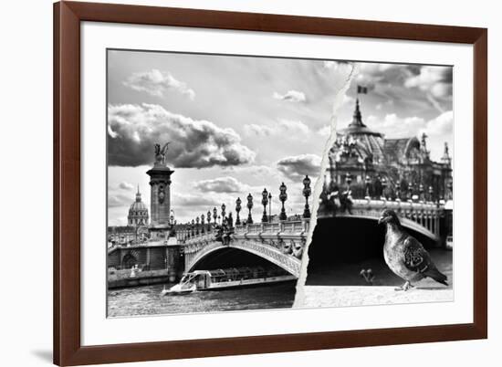 Dual Torn Posters Series - Paris - France-Philippe Hugonnard-Framed Photographic Print