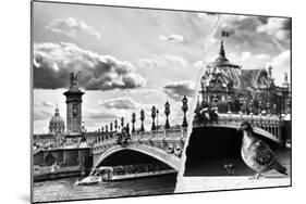 Dual Torn Posters Series - Paris - France-Philippe Hugonnard-Mounted Photographic Print