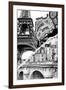 Dual Torn Posters Series - Paris - France-Philippe Hugonnard-Framed Photographic Print