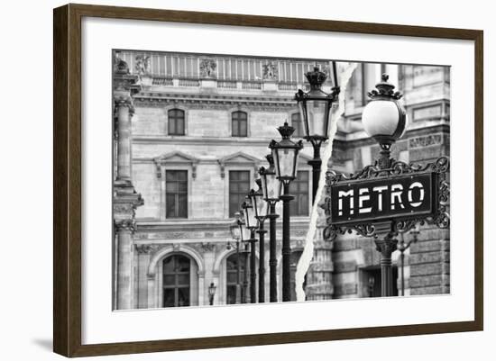 Dual Torn Posters Series - Paris - France-Philippe Hugonnard-Framed Photographic Print