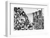 Dual Torn Posters Series - Paris - New York-Philippe Hugonnard-Framed Photographic Print