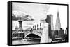 Dual Torn Posters Series - Paris - New York-Philippe Hugonnard-Framed Stretched Canvas