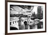 Dual Torn Posters Series - Paris - New York-Philippe Hugonnard-Framed Photographic Print