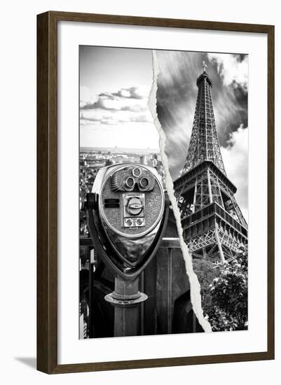 Dual Torn Posters Series - Paris - New York-Philippe Hugonnard-Framed Photographic Print
