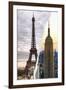 Dual Torn Posters Series - Paris - New York-Philippe Hugonnard-Framed Premium Photographic Print