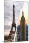 Dual Torn Posters Series - Paris - New York-Philippe Hugonnard-Mounted Premium Photographic Print