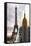 Dual Torn Posters Series - Paris - New York-Philippe Hugonnard-Framed Stretched Canvas