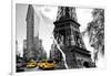 Dual Torn Posters Series - Paris - New York-Philippe Hugonnard-Framed Photographic Print