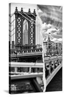 Dual Torn Posters Series - Paris - New York-Philippe Hugonnard-Stretched Canvas