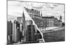 Dual Torn Posters Series - Paris - New York-Philippe Hugonnard-Mounted Photographic Print