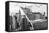 Dual Torn Posters Series - Paris - New York-Philippe Hugonnard-Framed Stretched Canvas