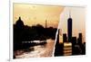 Dual Torn Posters Series - Paris - New York-Philippe Hugonnard-Framed Photographic Print