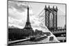 Dual Torn Posters Series - Paris - New York-Philippe Hugonnard-Mounted Photographic Print