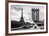 Dual Torn Posters Series - Paris - New York-Philippe Hugonnard-Framed Photographic Print