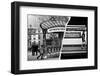 Dual Torn Posters Series - Paris - New York-Philippe Hugonnard-Framed Photographic Print