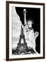 Dual Torn Posters Series - Paris - New York-Philippe Hugonnard-Framed Photographic Print