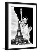 Dual Torn Posters Series - Paris - New York-Philippe Hugonnard-Framed Premium Photographic Print