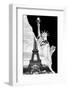 Dual Torn Posters Series - Paris - New York-Philippe Hugonnard-Framed Photographic Print