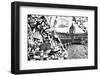 Dual Torn Posters Series - Paris-Philippe Hugonnard-Framed Photographic Print