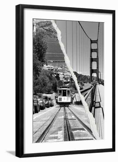 Dual Torn Posters Series - San Francisco-Philippe Hugonnard-Framed Photographic Print