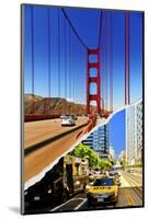 Dual Torn Posters Series - San Francisco-Philippe Hugonnard-Mounted Photographic Print