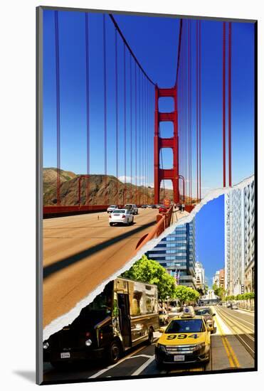 Dual Torn Posters Series - San Francisco-Philippe Hugonnard-Mounted Photographic Print