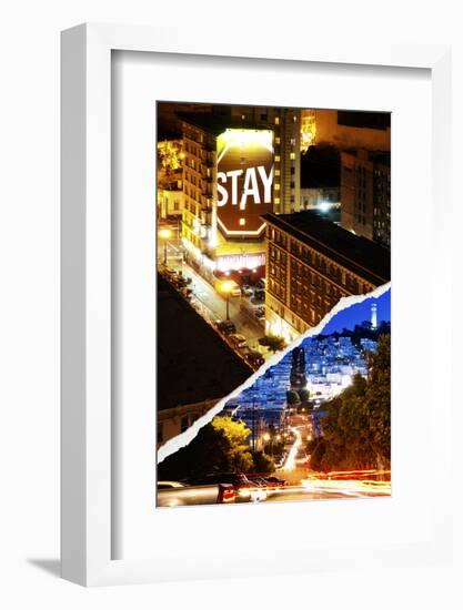 Dual Torn Posters Series - San Francisco-Philippe Hugonnard-Framed Photographic Print