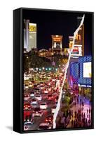 Dual Torn Posters Series - Vegas-Philippe Hugonnard-Framed Stretched Canvas