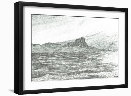 Duart Castle from ferry;2007-Vincent Alexander Booth-Framed Giclee Print