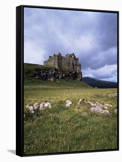 Duart Castle, Isle of Mull, Argyllshire, Inner Hebrides, Scotland, United Kingdom-Christina Gascoigne-Framed Stretched Canvas