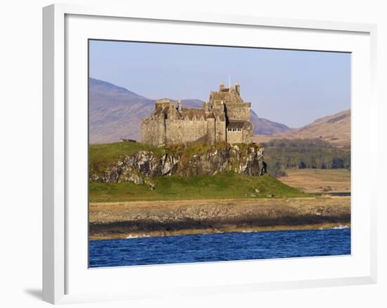 Duart Castle, Isle of Mull, Inner Hebrides, Scotland, Uk-Patrick Dieudonne-Framed Photographic Print