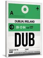 DUB Dublin Luggage Tag 1-NaxArt-Stretched Canvas