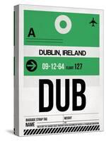 DUB Dublin Luggage Tag 1-NaxArt-Stretched Canvas