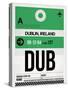 DUB Dublin Luggage Tag 1-NaxArt-Stretched Canvas