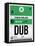 DUB Dublin Luggage Tag 1-NaxArt-Framed Stretched Canvas