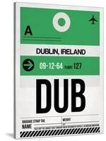 DUB Dublin Luggage Tag 1-NaxArt-Stretched Canvas