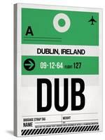 DUB Dublin Luggage Tag 1-NaxArt-Stretched Canvas