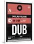 DUB Dublin Luggage Tag 2-NaxArt-Framed Art Print