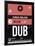 DUB Dublin Luggage Tag 2-NaxArt-Framed Art Print