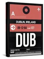 DUB Dublin Luggage Tag 2-NaxArt-Stretched Canvas