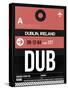 DUB Dublin Luggage Tag 2-NaxArt-Stretched Canvas