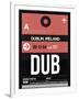 DUB Dublin Luggage Tag 2-NaxArt-Framed Art Print