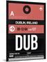 DUB Dublin Luggage Tag 2-NaxArt-Mounted Art Print