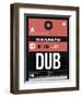 DUB Dublin Luggage Tag 2-NaxArt-Framed Premium Giclee Print