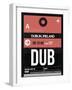 DUB Dublin Luggage Tag 2-NaxArt-Framed Art Print